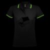 SOL'S Ladies Pasadena Tipped Cotton Piqué Polo Shirt Thumbnail