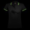SOL'S Ladies Pasadena Tipped Cotton Piqué Polo Shirt Thumbnail