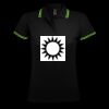 SOL'S Ladies Pasadena Tipped Cotton Piqué Polo Shirt Thumbnail