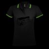 SOL'S Ladies Pasadena Tipped Cotton Piqué Polo Shirt Thumbnail