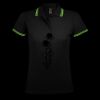 SOL'S Ladies Pasadena Tipped Cotton Piqué Polo Shirt Thumbnail