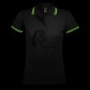 SOL'S Ladies Pasadena Tipped Cotton Piqué Polo Shirt Thumbnail