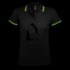 SOL'S Ladies Pasadena Tipped Cotton Piqué Polo Shirt Thumbnail