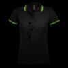 SOL'S Ladies Pasadena Tipped Cotton Piqué Polo Shirt Thumbnail