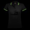 SOL'S Ladies Pasadena Tipped Cotton Piqué Polo Shirt Thumbnail