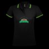 SOL'S Ladies Pasadena Tipped Cotton Piqué Polo Shirt Thumbnail