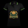 SOL'S Ladies Pasadena Tipped Cotton Piqué Polo Shirt Thumbnail