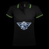 SOL'S Ladies Pasadena Tipped Cotton Piqué Polo Shirt Thumbnail