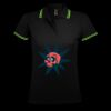 SOL'S Ladies Pasadena Tipped Cotton Piqué Polo Shirt Thumbnail