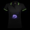 SOL'S Ladies Pasadena Tipped Cotton Piqué Polo Shirt Thumbnail