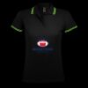 SOL'S Ladies Pasadena Tipped Cotton Piqué Polo Shirt Thumbnail