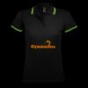 SOL'S Ladies Pasadena Tipped Cotton Piqué Polo Shirt Thumbnail