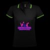 SOL'S Ladies Pasadena Tipped Cotton Piqué Polo Shirt Thumbnail