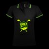 SOL'S Ladies Pasadena Tipped Cotton Piqué Polo Shirt Thumbnail