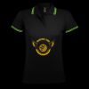 SOL'S Ladies Pasadena Tipped Cotton Piqué Polo Shirt Thumbnail