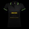 SOL'S Ladies Pasadena Tipped Cotton Piqué Polo Shirt Thumbnail