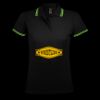 SOL'S Ladies Pasadena Tipped Cotton Piqué Polo Shirt Thumbnail