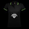 SOL'S Ladies Pasadena Tipped Cotton Piqué Polo Shirt Thumbnail