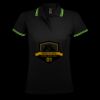 SOL'S Ladies Pasadena Tipped Cotton Piqué Polo Shirt Thumbnail