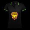 SOL'S Ladies Pasadena Tipped Cotton Piqué Polo Shirt Thumbnail
