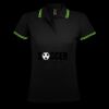 SOL'S Ladies Pasadena Tipped Cotton Piqué Polo Shirt Thumbnail