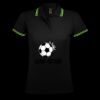 SOL'S Ladies Pasadena Tipped Cotton Piqué Polo Shirt Thumbnail