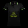 SOL'S Ladies Pasadena Tipped Cotton Piqué Polo Shirt Thumbnail