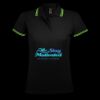 SOL'S Ladies Pasadena Tipped Cotton Piqué Polo Shirt Thumbnail