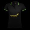 SOL'S Ladies Pasadena Tipped Cotton Piqué Polo Shirt Thumbnail